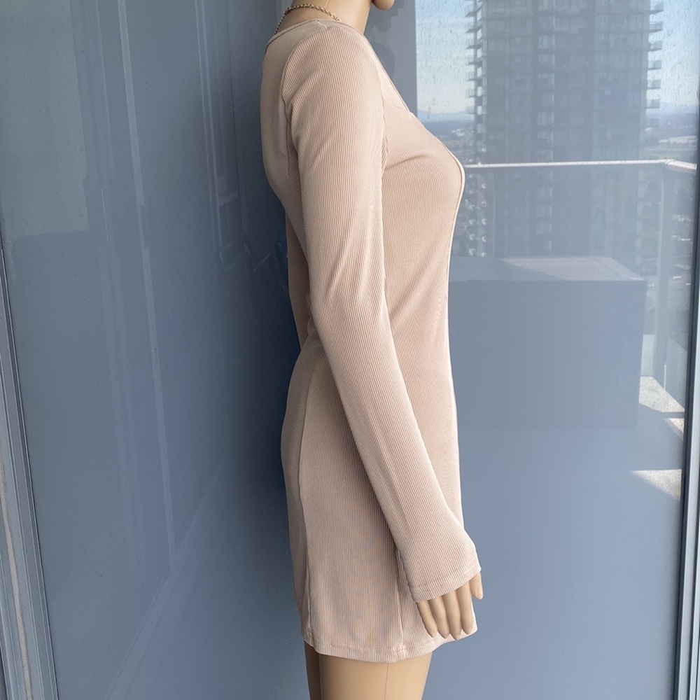 Cream Vintage Mini Dress - Picture 3 of 12